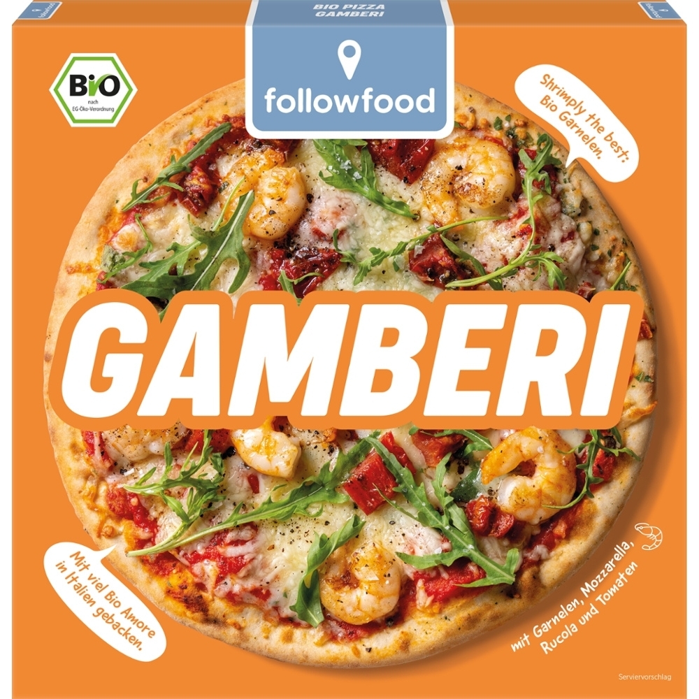 BIO - Pizza Camarão, Forno de Pedra a Lenha, 329g