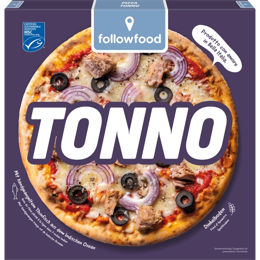 BIO - Pizza de Atum MSC, Forno de Pedra a Lenha, 329g