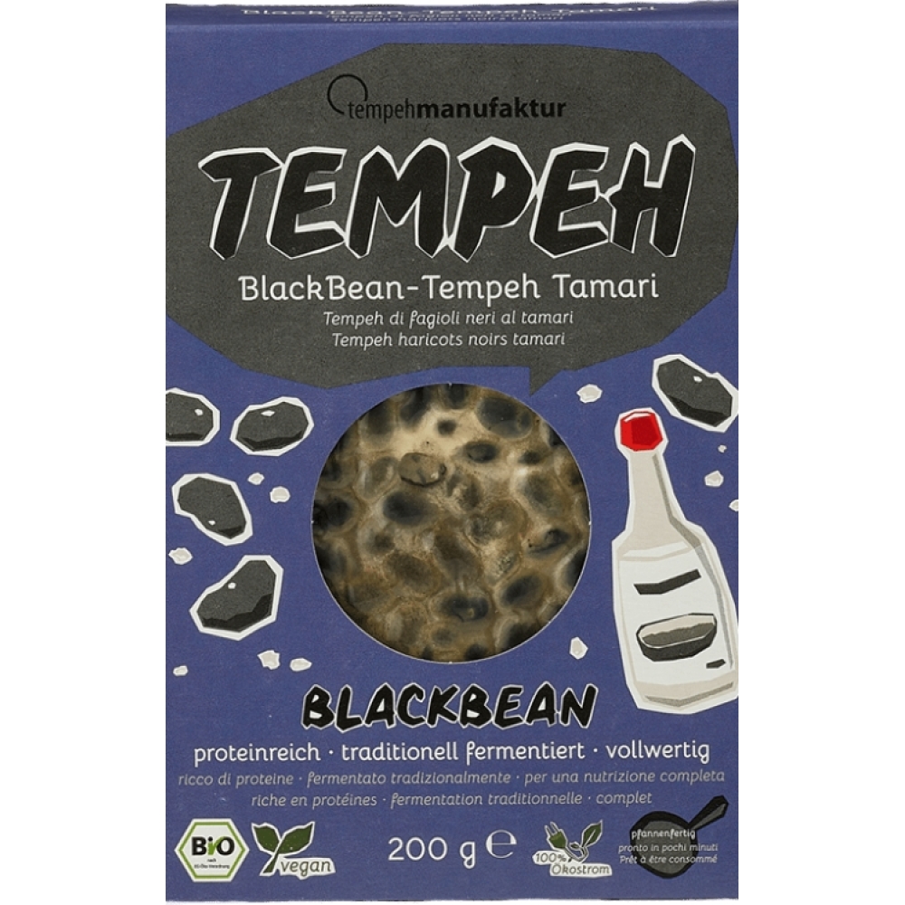 BIO - TEMPEH Feijão preto, 200g