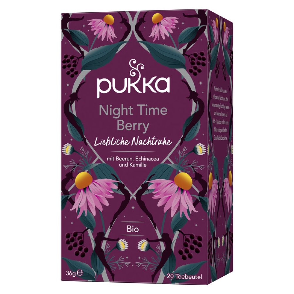 BIO - PUKKA - Chá Baga Noturna, 20 saq. x 1,6g