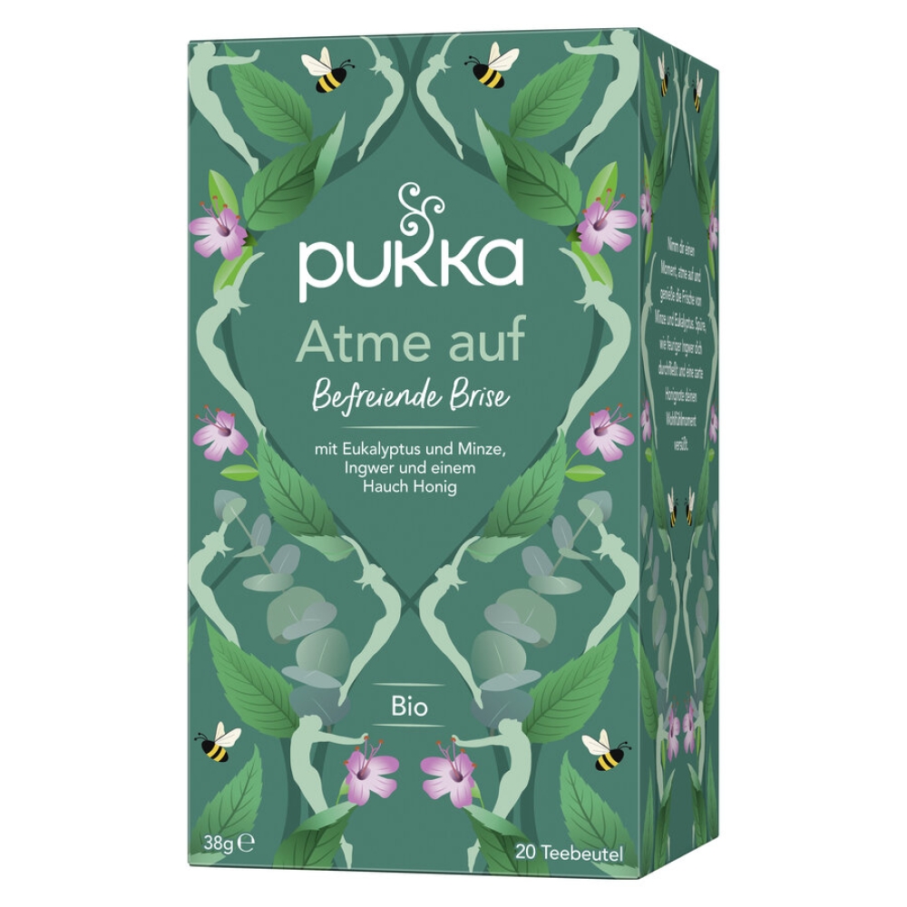 BIO - PUKKA - Atme Auf, Respirar, 20 saq. x 1,9g
