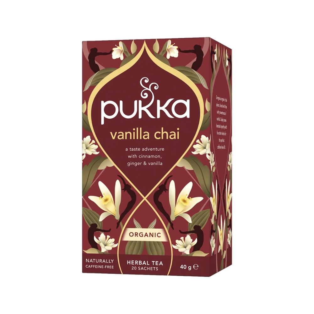 BIO - PUKKA - Baunilha Chai,  20 saq. x 2g