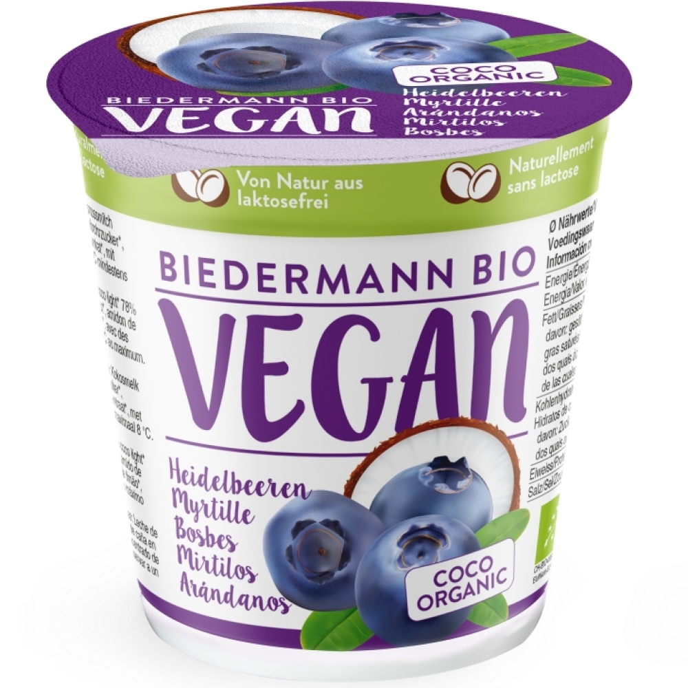 BIO - VEGAN Cocogurte Mirtilo, 150g