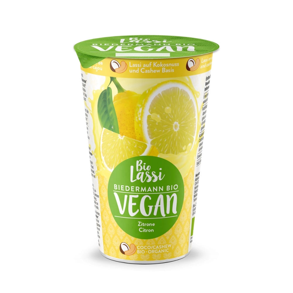 BIO - Bebida fermentada Lassi Limão, VEGAN, 230ml