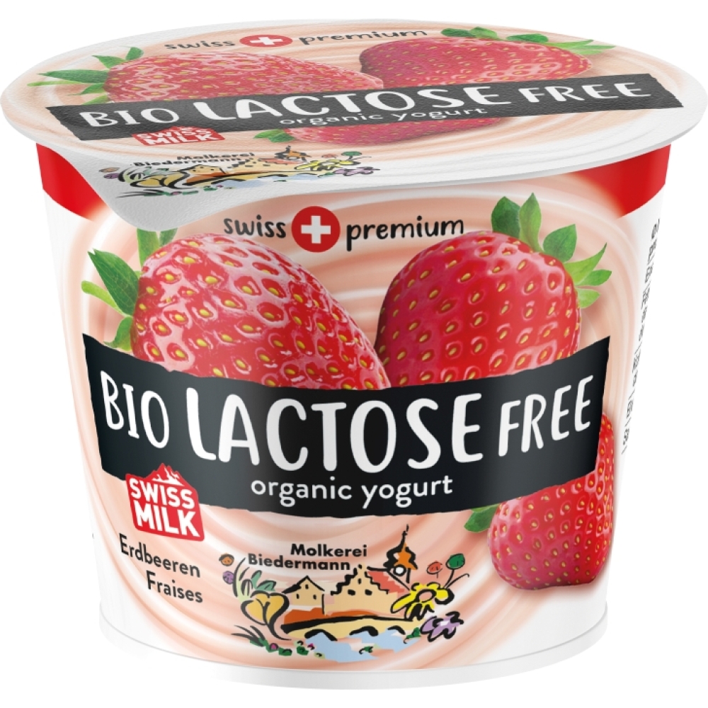 BIO - Iogurte Morango s/ lactose, 125g