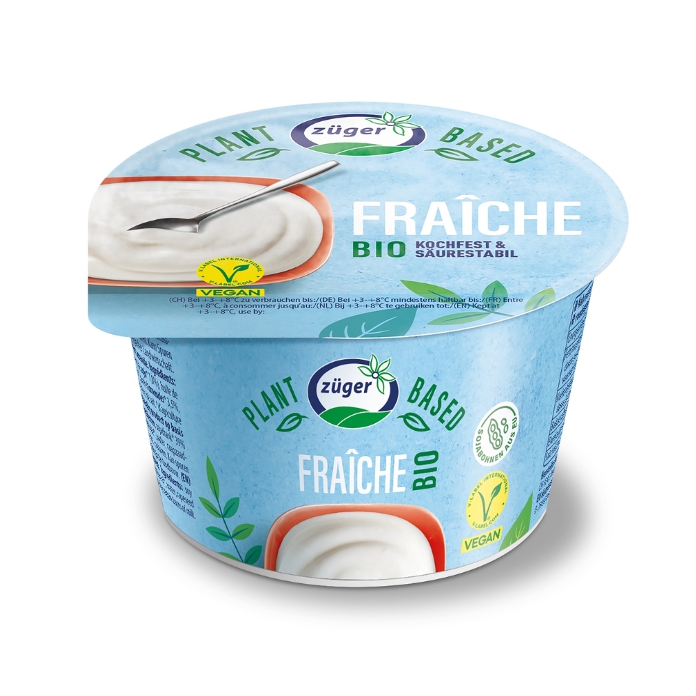 BIO - Creme Fraîche com base de Amêndoa e Soja, VEGAN, 180g