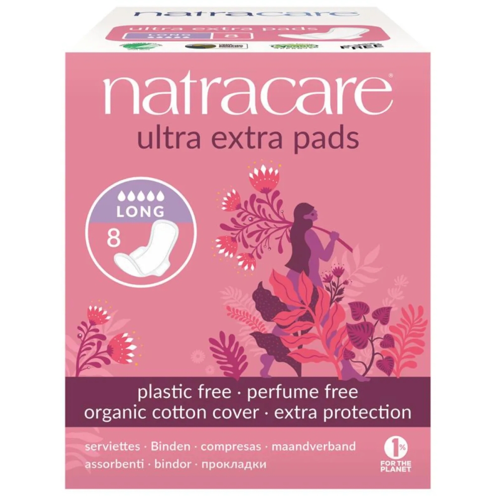 NATRACARE - Pensos ultra extra - comprido, 8un
