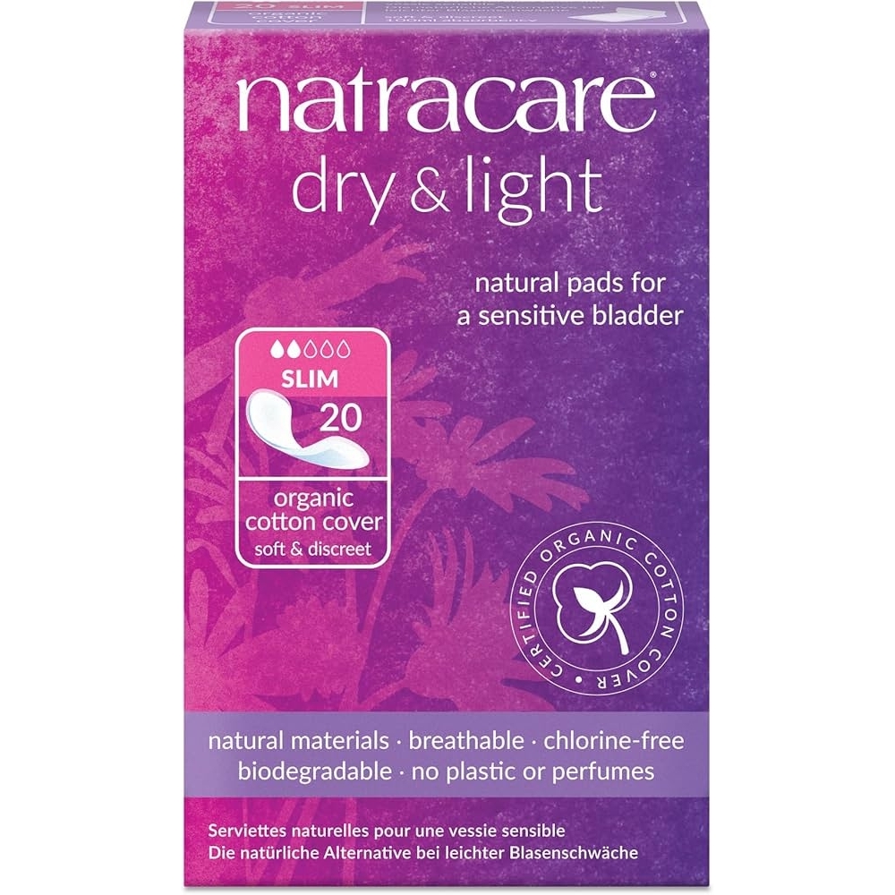NATRACARE - Pensos incontinência - dry & light, slim, 20un