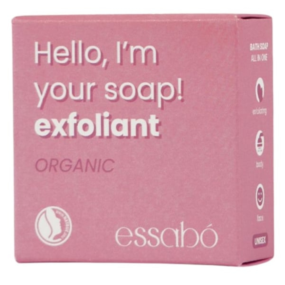 ESSABÓ - Sabonete Orgânico, Exfoliante, 120g