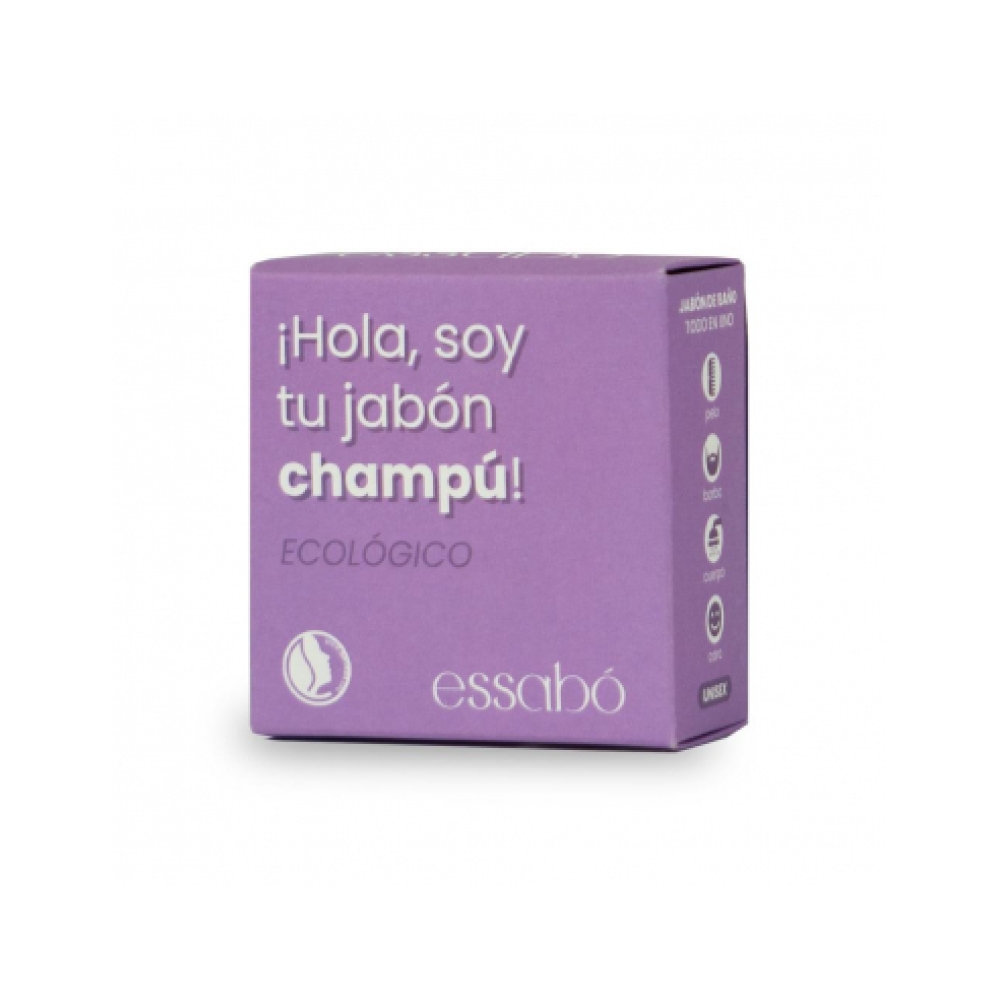 ESSABÓ - Sabonete e Champô sólido Orgânico, 120g