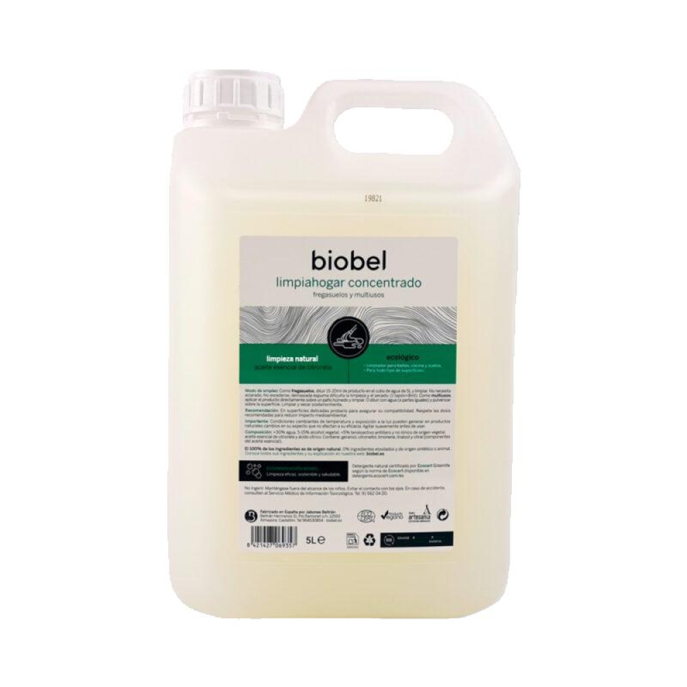 BIOBEL - Detergente multiusos concentrado com citronela, 5L
