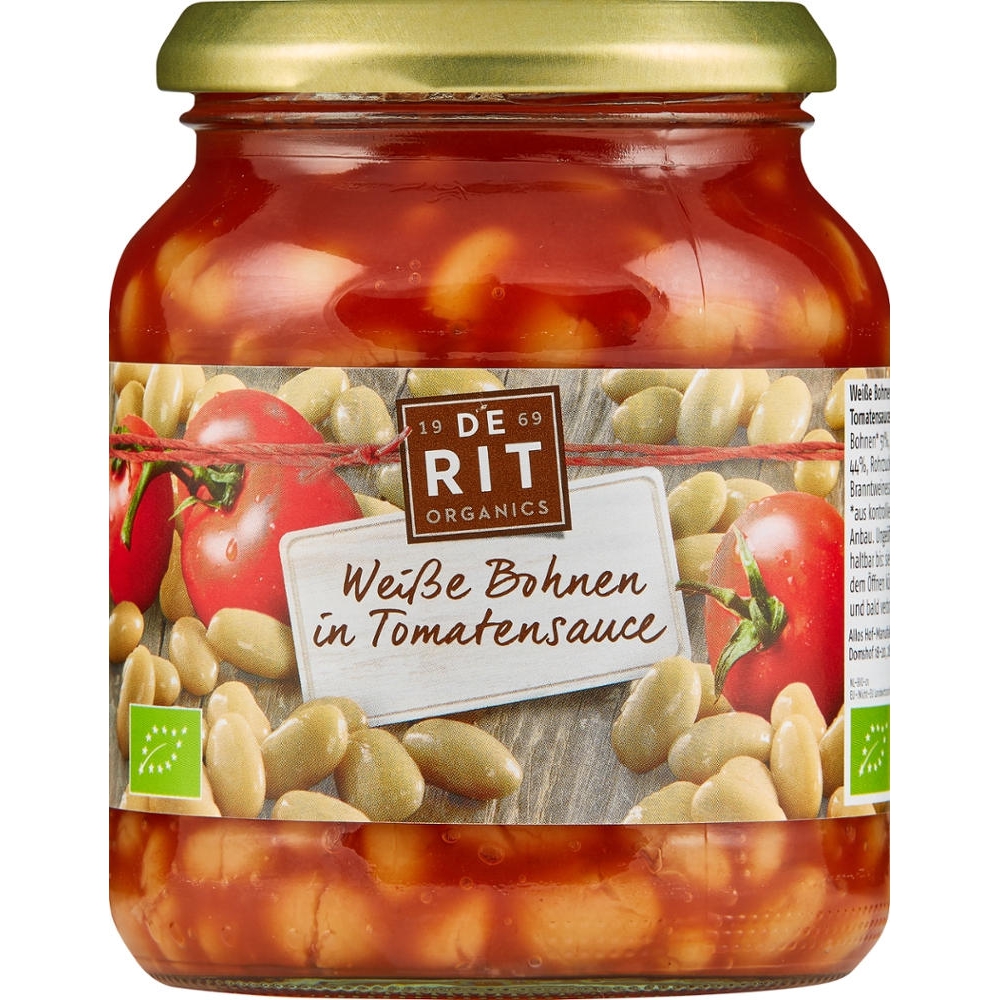 BIO - Feijão branco em molho de tomate 360g