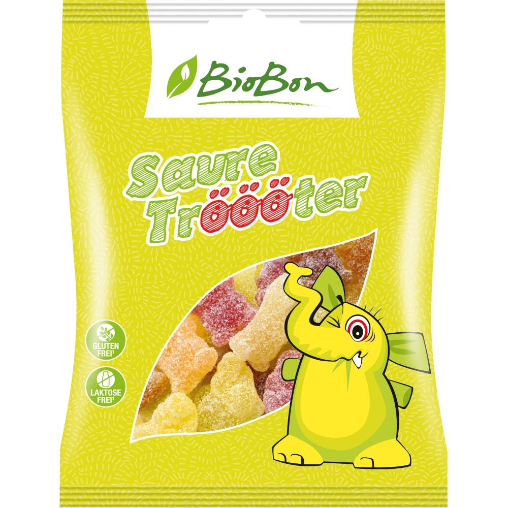 BIO - Gomas ácidas de Fruta, BIOBON, SEM GLÚTEN, 100g