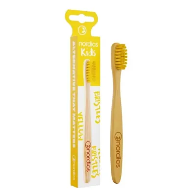 NORDICS - Escova de dentes bambu p/ crianças, amarelo