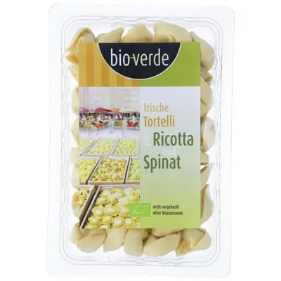 BIO - Tortellini fresco com Ricotta e Espinafres, 250g