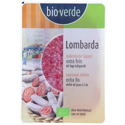 BIO - Salame Lombarda fatiado, 80g