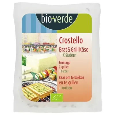 BIO - Queijo Crostello c/ ervas, para grelhar e fritar 100g
