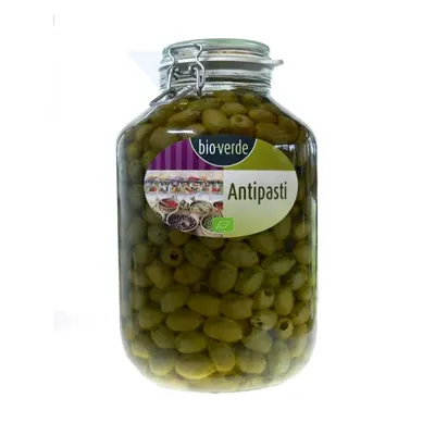 BIO - Azeitonas Verdes s/ caroço c/ ervas, 4,55Kg