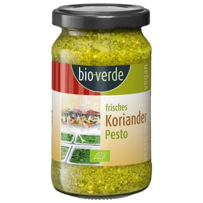 BIO - Pesto coentro e gengibre, VEGAN, 165g