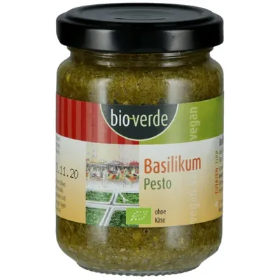 BIO - Pesto manjericão, VEGAN, 125g