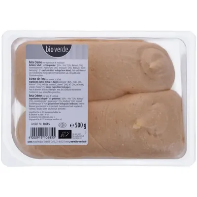 BIO - Queijo Creme (ovelha e cabra) c/ alho e pimentão, 500g