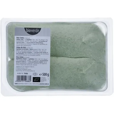 BIO - Queijo Creme (ovelha e cabra) c/ alho de urso, 500g