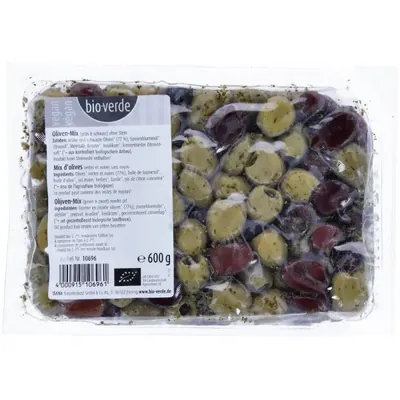 BIO - Mix de azeitonas s/ caroço, 600g