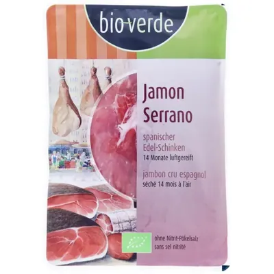 BIO - Presunto Serrano fatiado, 80g