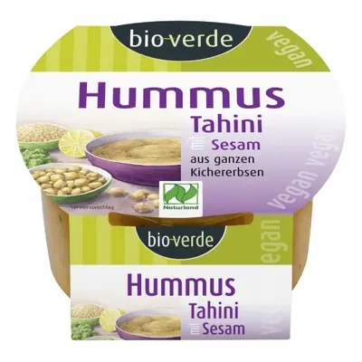 BIO - Hummus com Tahini, creme para barrar, Vegan, Naturland, 150g