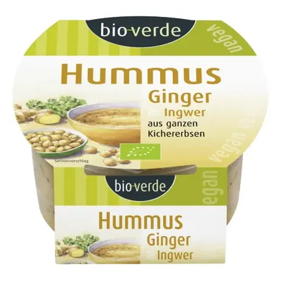 BIO - Hummus com gengibre e coentros, creme para barrar, Vegan, 150g