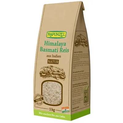 BIO - Arroz Basmati natural, 1Kg