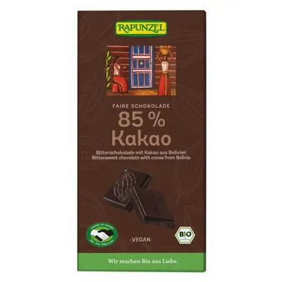 BIO - Chocolate semi-amargo 85%, 80g