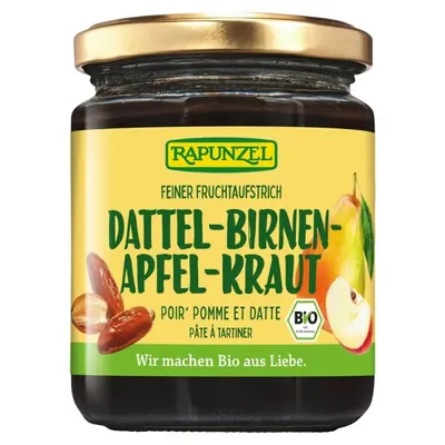BIO - Compota de Tâmara, Perâ e Maçã, sem adição açúcar, 300g