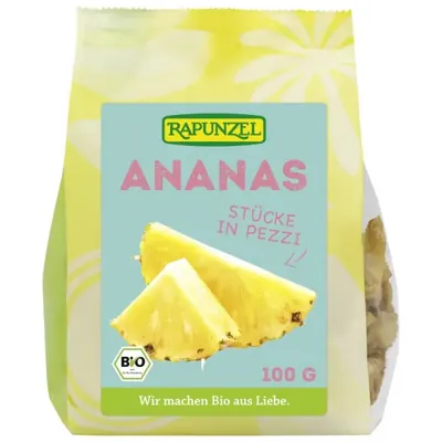 BIO - Pedaços de Ananás seco, 100g