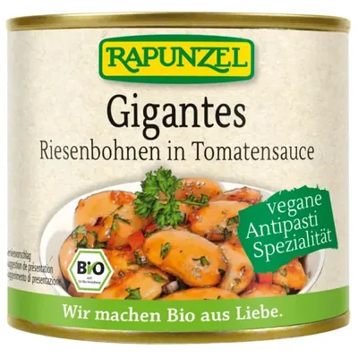 BIO - Gigantes, feijões em molho de tomate, 230g