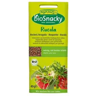 BIO SNACKY - Sementes para germinar Rúcula, 40g