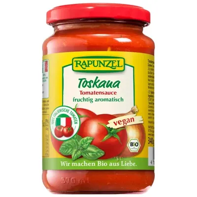 BIO - Molho de Tomate Toscana, VEGAN, 340g