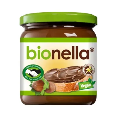 BIO - Creme Bionella c/ avelãs e nougat, 400g