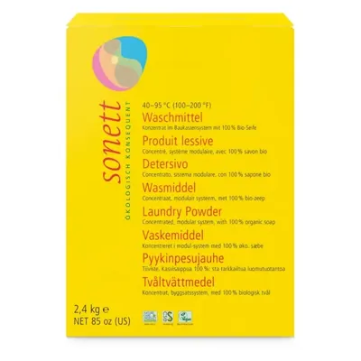 Detergente em pó para a roupa, 2,4Kg