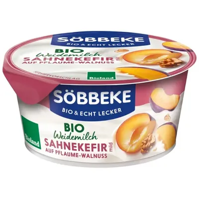 BIO - Kefir de natas Ameixa-Noz, 150g