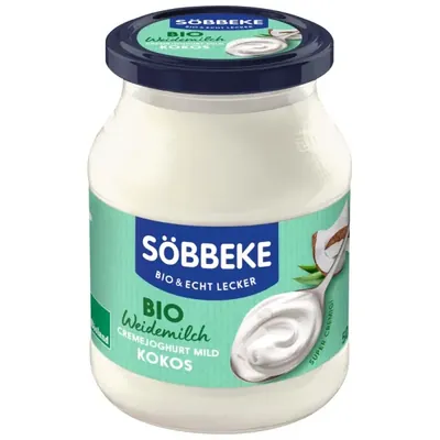 BIO - Iogurte cremoso de coco, 7,5%, 500g