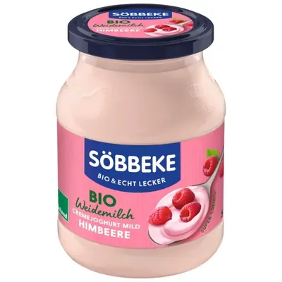 BIO - Iogurte suave Framboesa, 500g