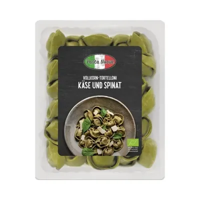 BIO - Tortelloni integral Queijo e Espinafre, 250g