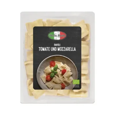 BIO - Ravioli Pizzaiola c/ Mozzarella e tomate, 250g