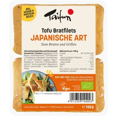 BIO - Filetes de tofu estilo "japonês", 160g
