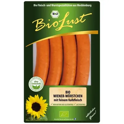 BIO - Salsicha Vienna c/ carne de vaca tenra, 200g