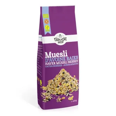 BIO - Muesli de AVEIA e Bagas de Arando, s/ GLUTÉN, 425g
