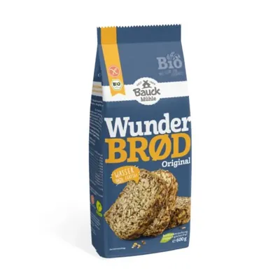 BIO - Mistura Pão Milagre Escandinavo s/ fermento e s/ GLUTÉN, 600g
