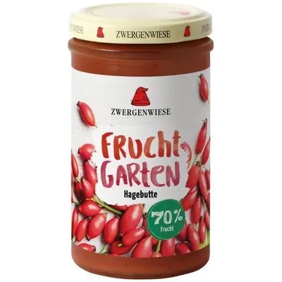 BIO POMAR - Doce de Bagas de Arando de Roseira 70% de fruta c/ xarope de agave, 225g