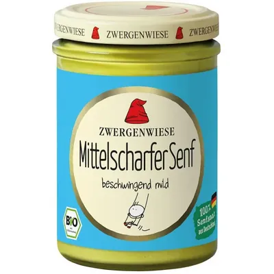 BIO - Mostarda Fina Semi-Picante, 160ml